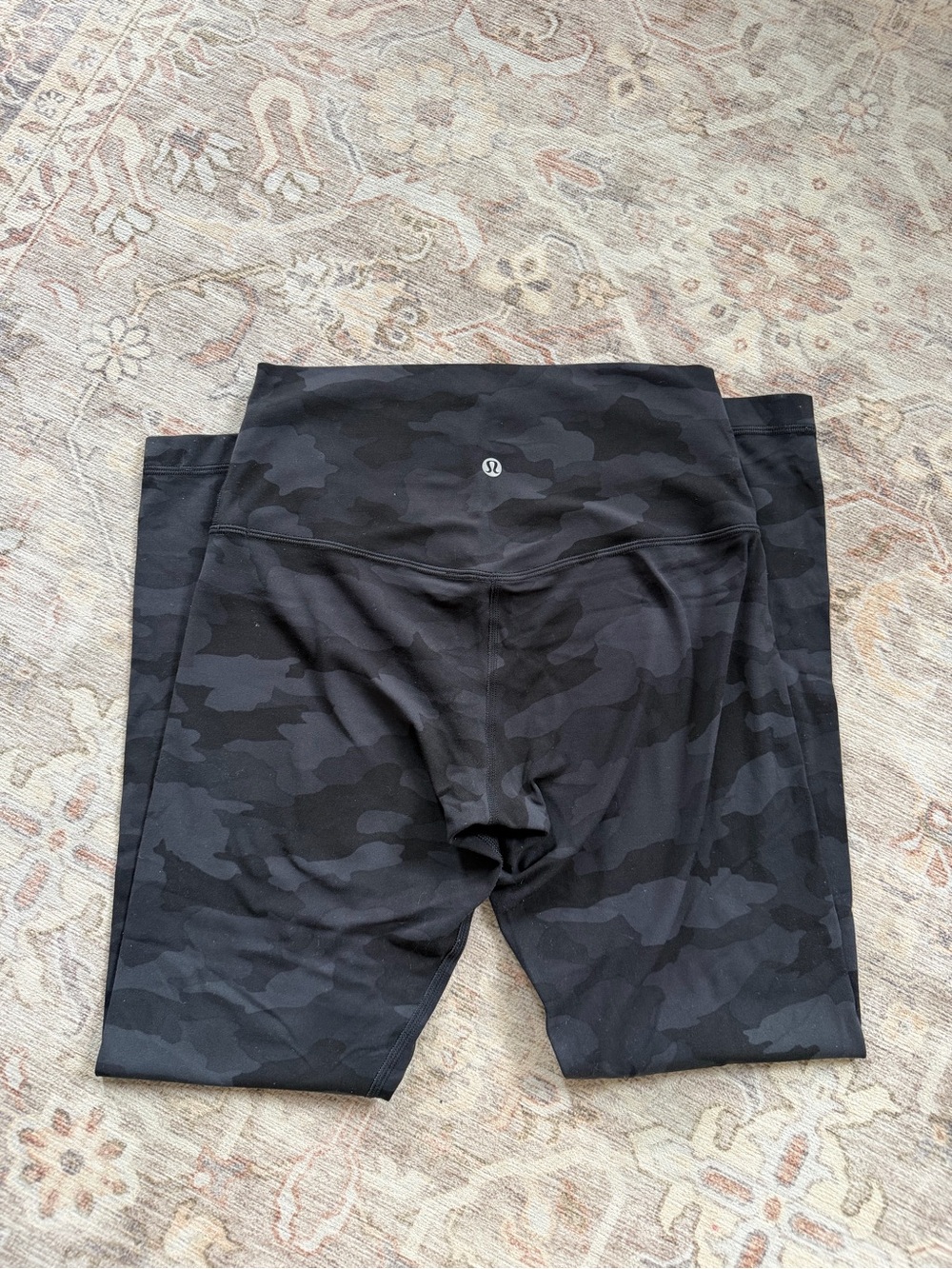 lululemon athletica Black Camo Leggings